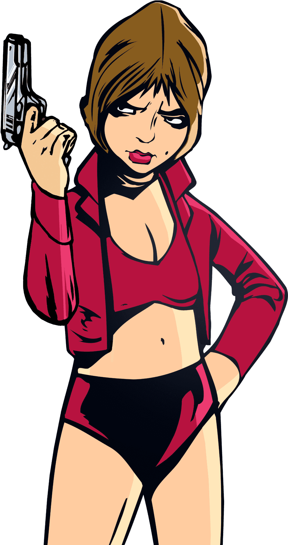 Girl character from Grand Theft Auto 3