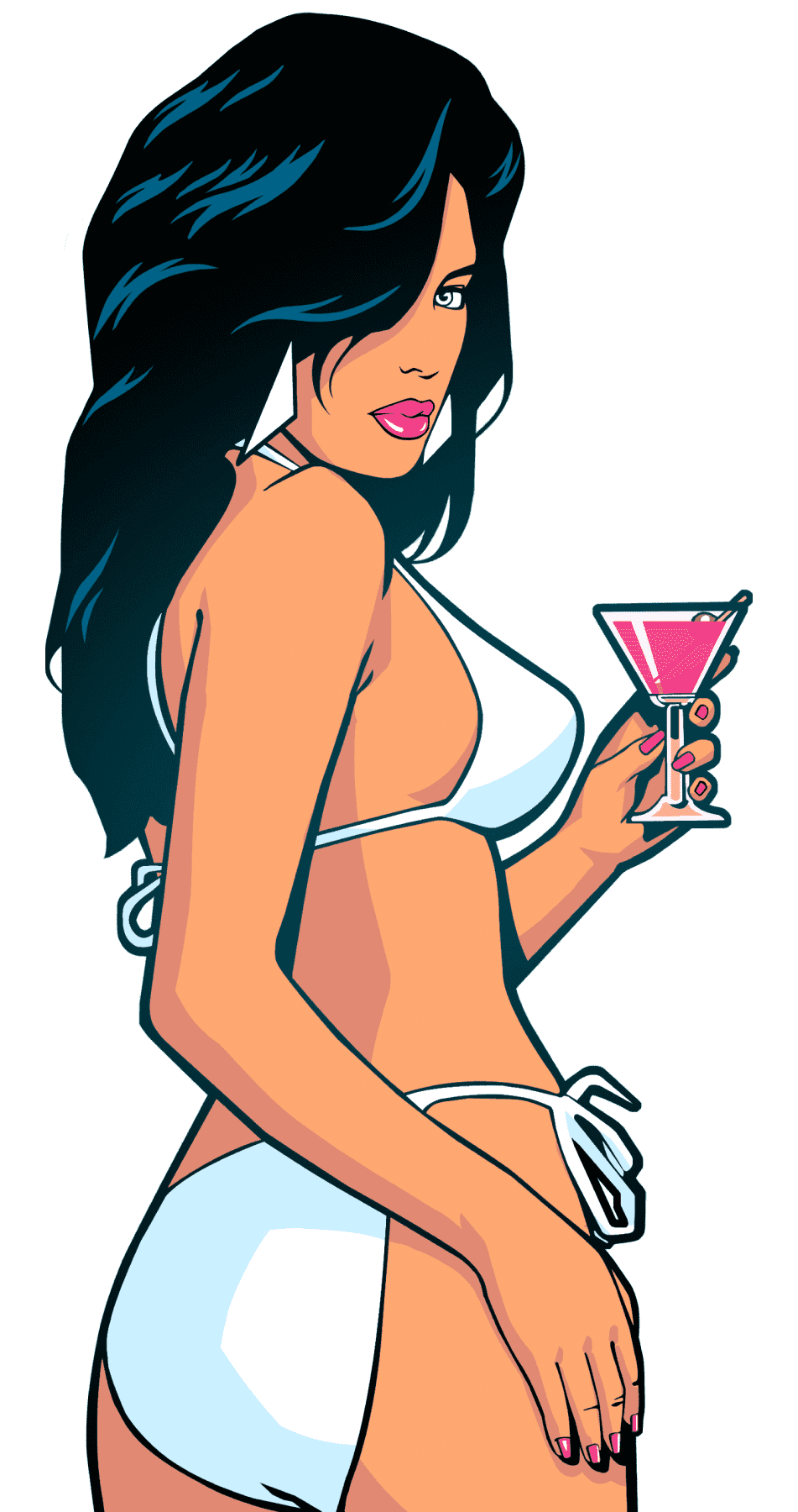 Girl character from Grand Theft Auto: Vice City