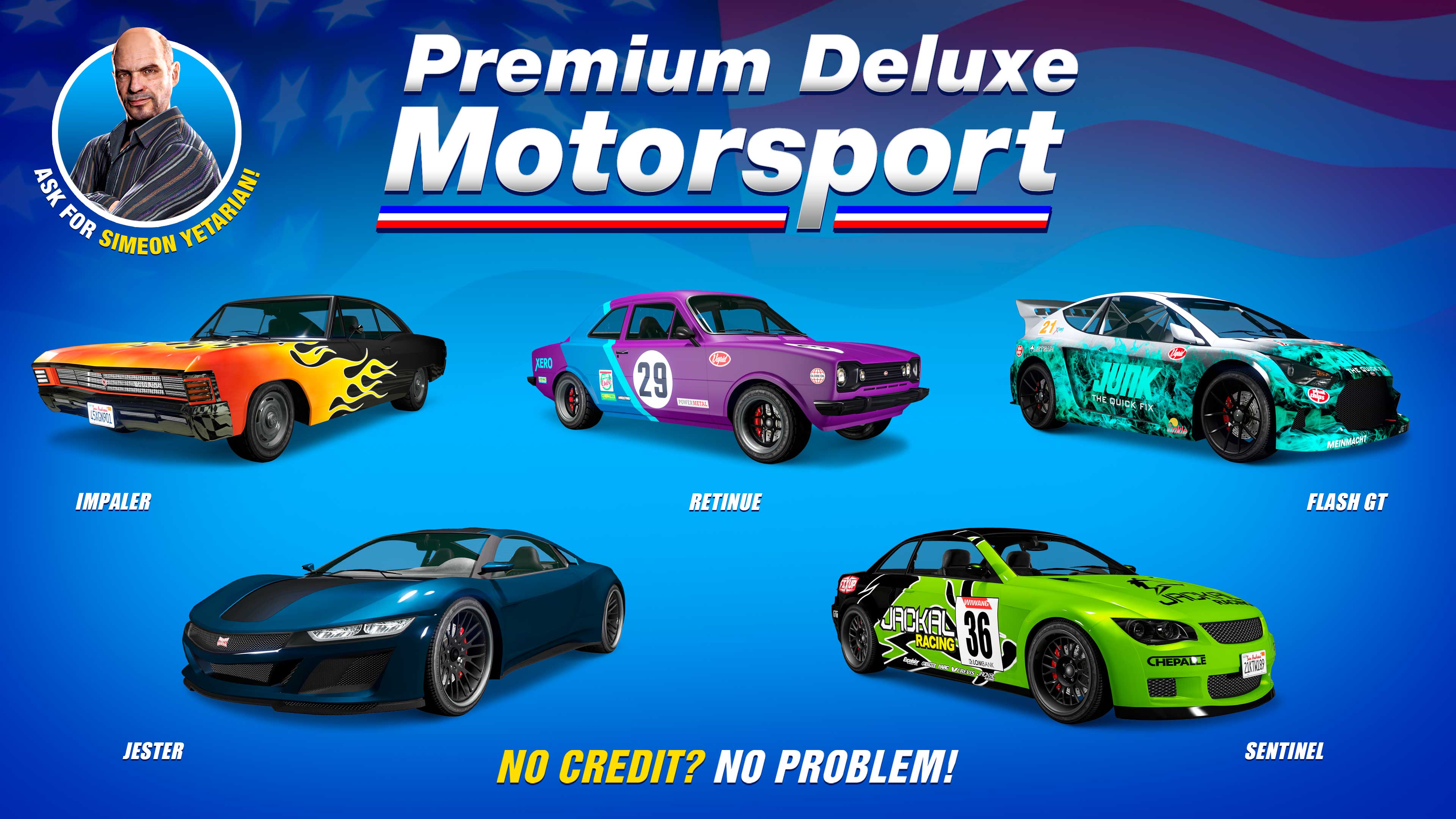Poster dell'autosalone Premium Deluxe Motorsport