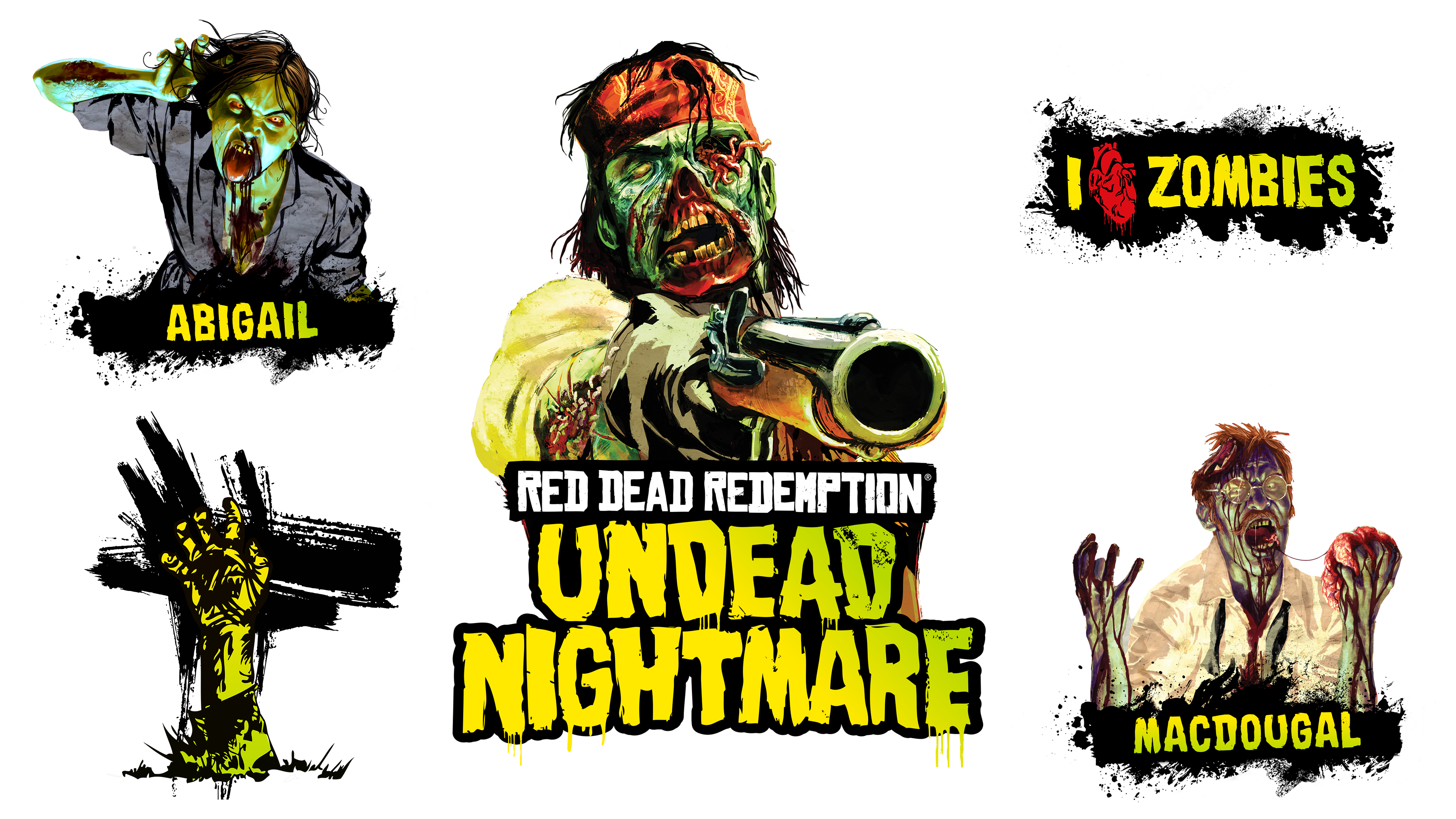 Undead Nightmare artwork as GIPHY stickers