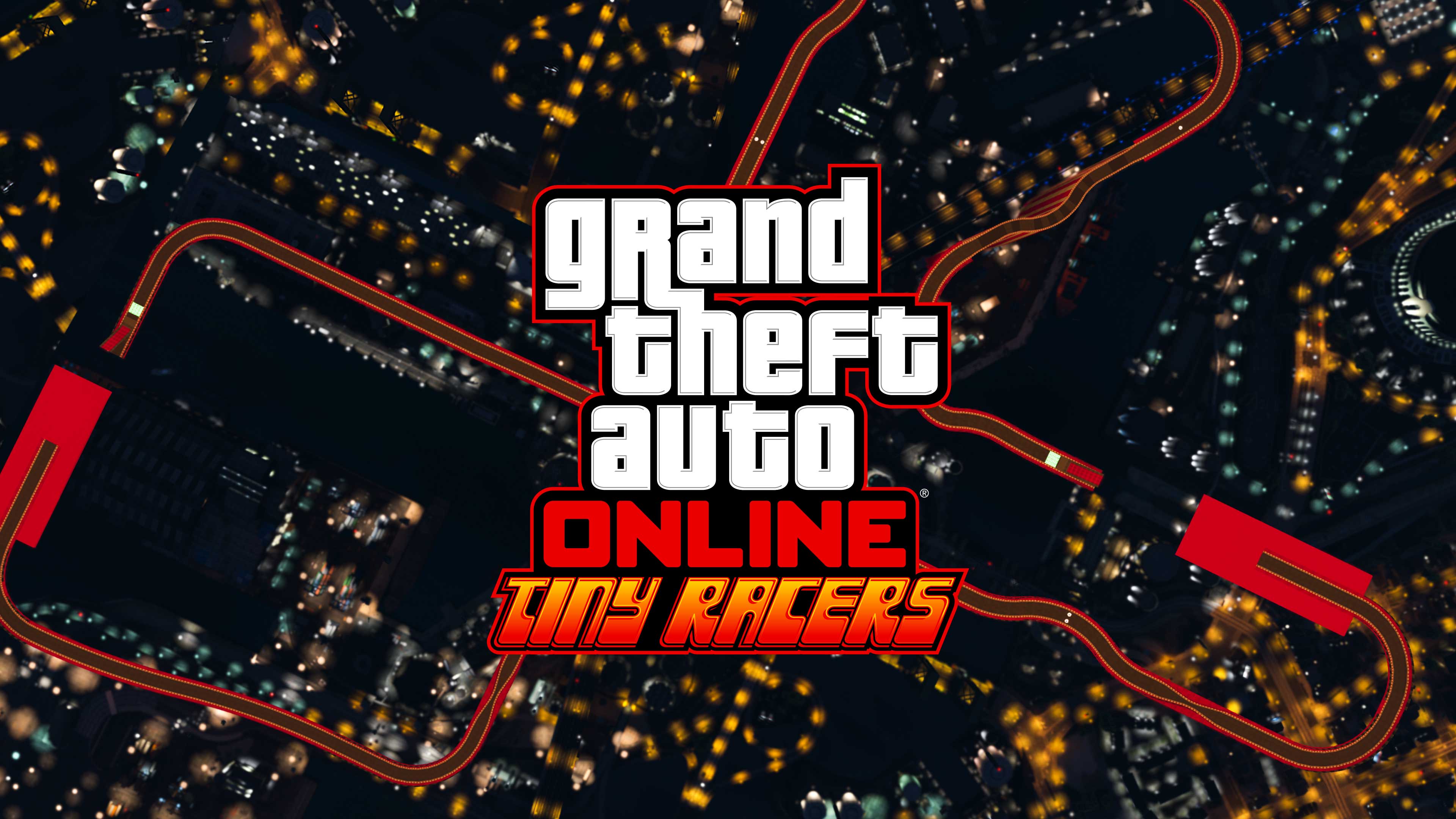 Pôster de Pequenos e Furiosos do Grand Theft Auto Online.