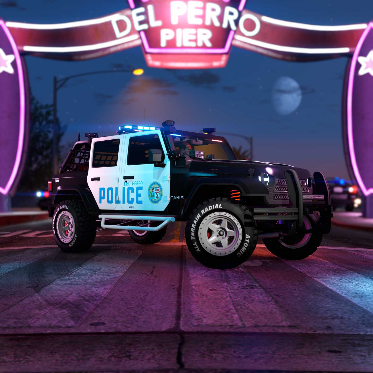 GTA+ Members Can Claim a Free Canis Terminus Patrol Law Enforcement Vehicle  - Rockstar Games, image size:1440x1440