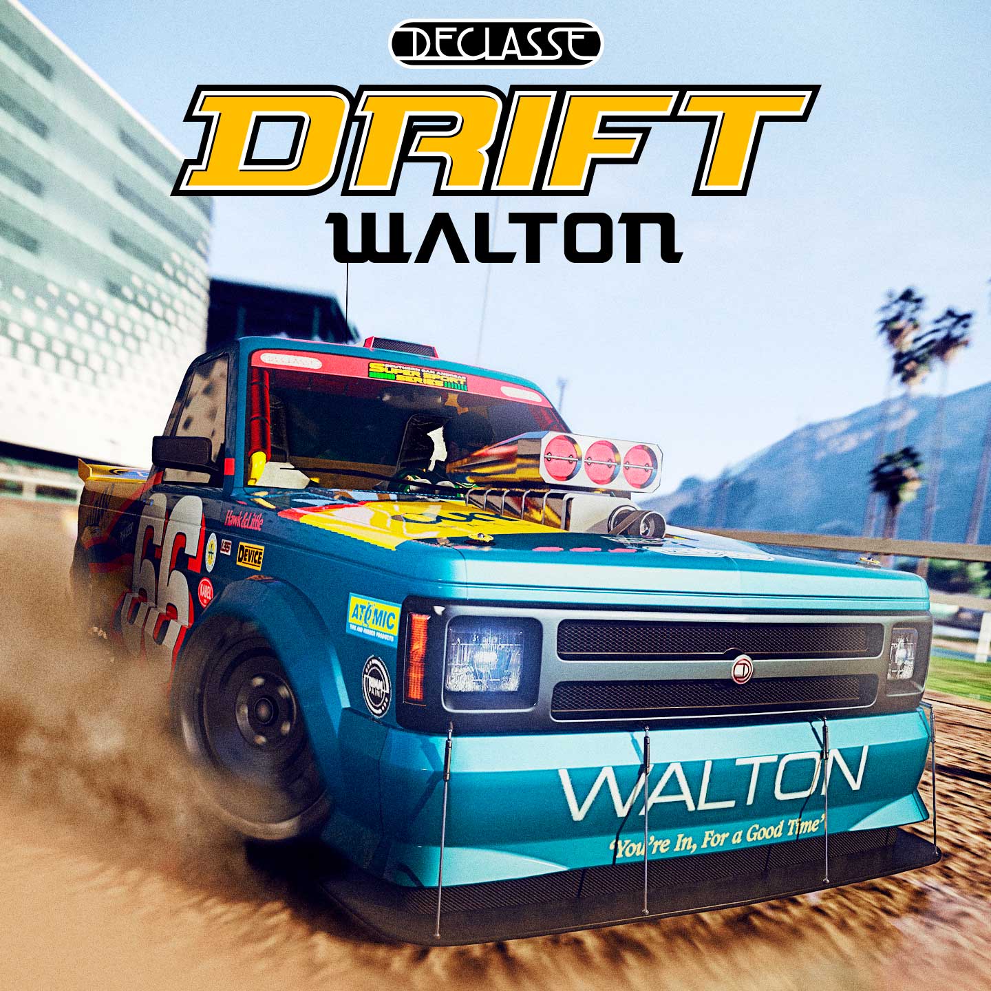 無料の乗り物と路上向けのアップグレードを連れてドリフトウィークが