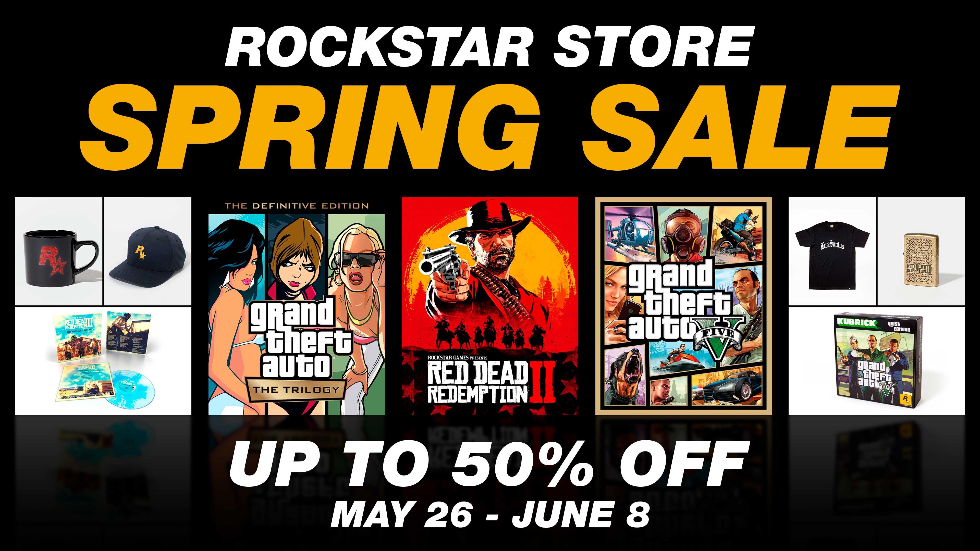 Promoção de primavera da Loja da Rockstar - Rockstar Games