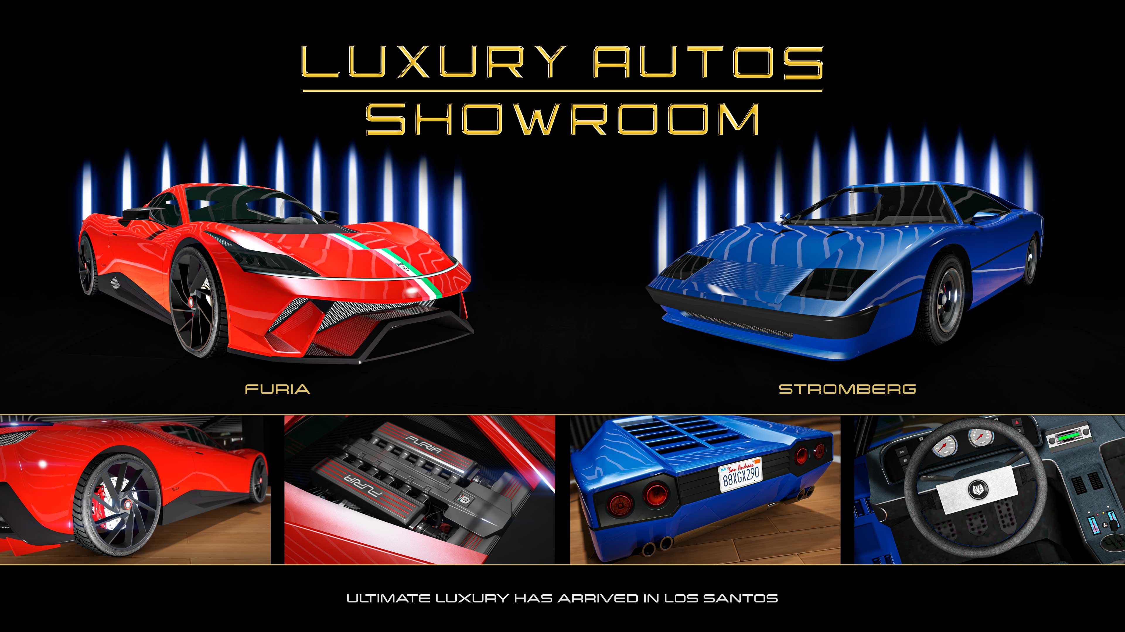 Luxury Autos Showroom poster