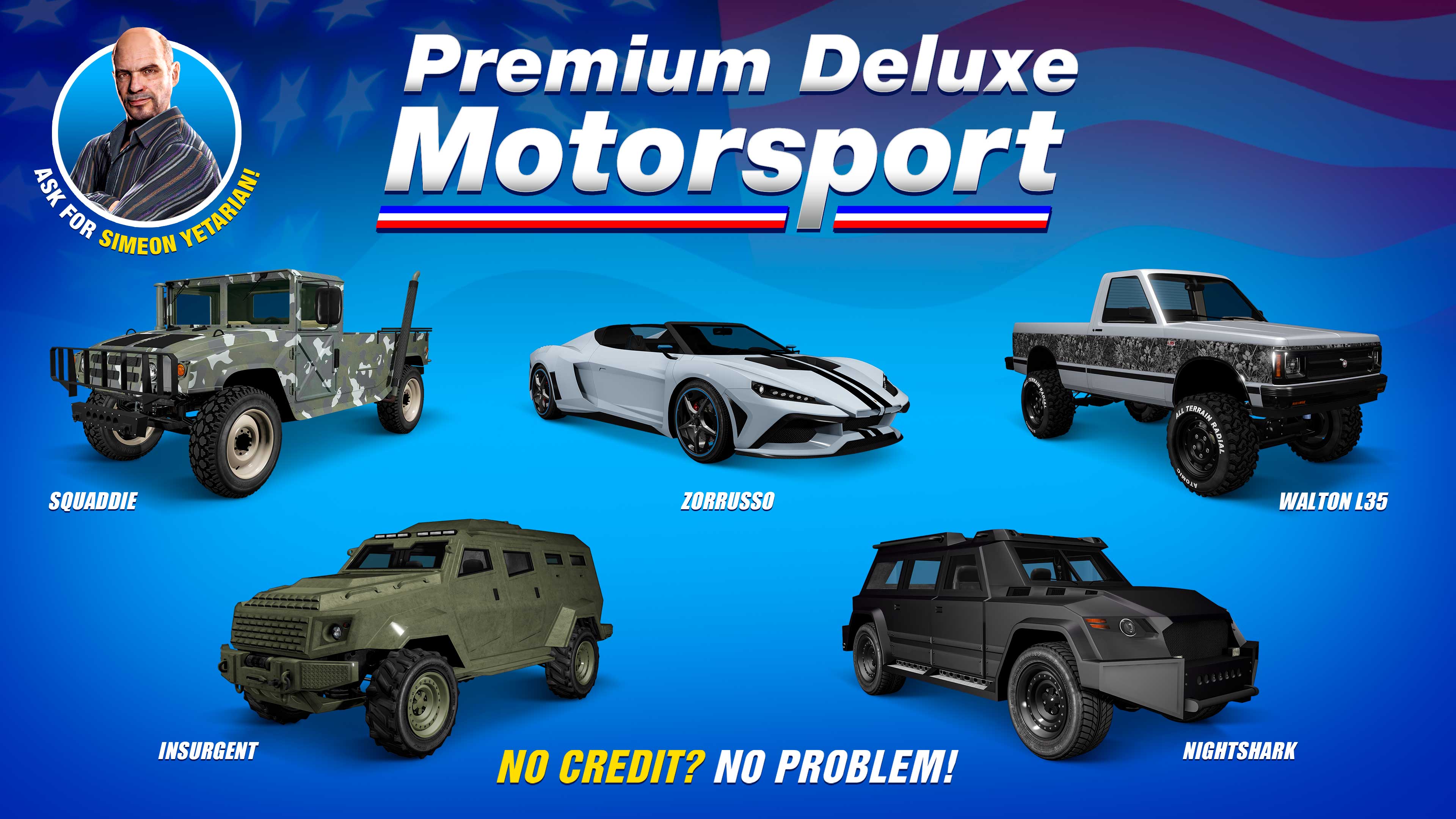 Poster dell'autosalone Premium Deluxe Motorsport