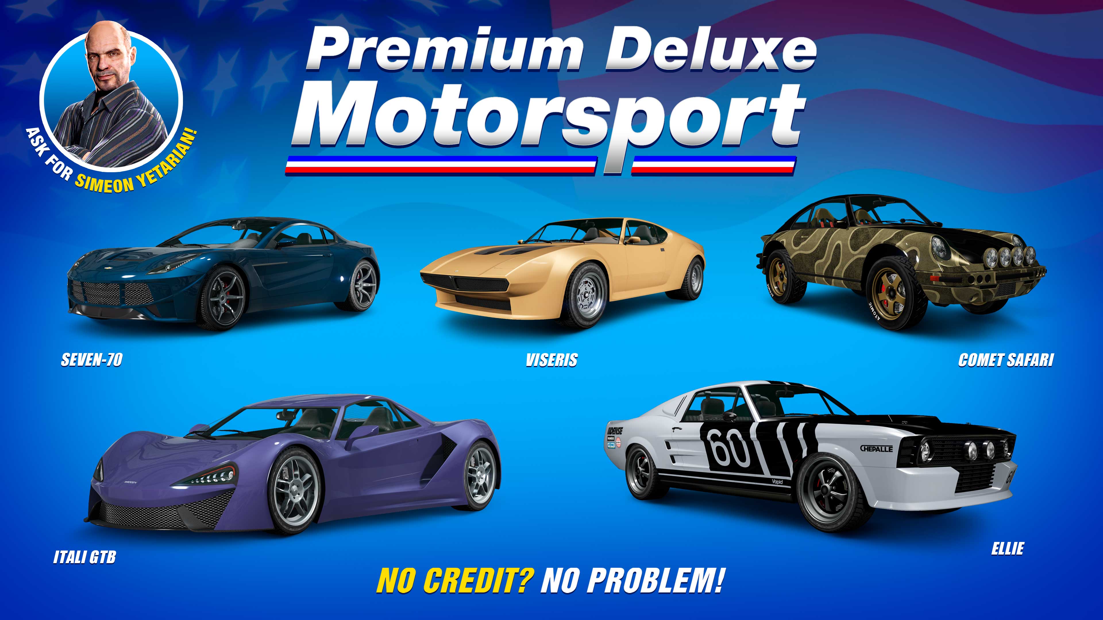 poster dell'autosalone Premium Deluxe Motorsport