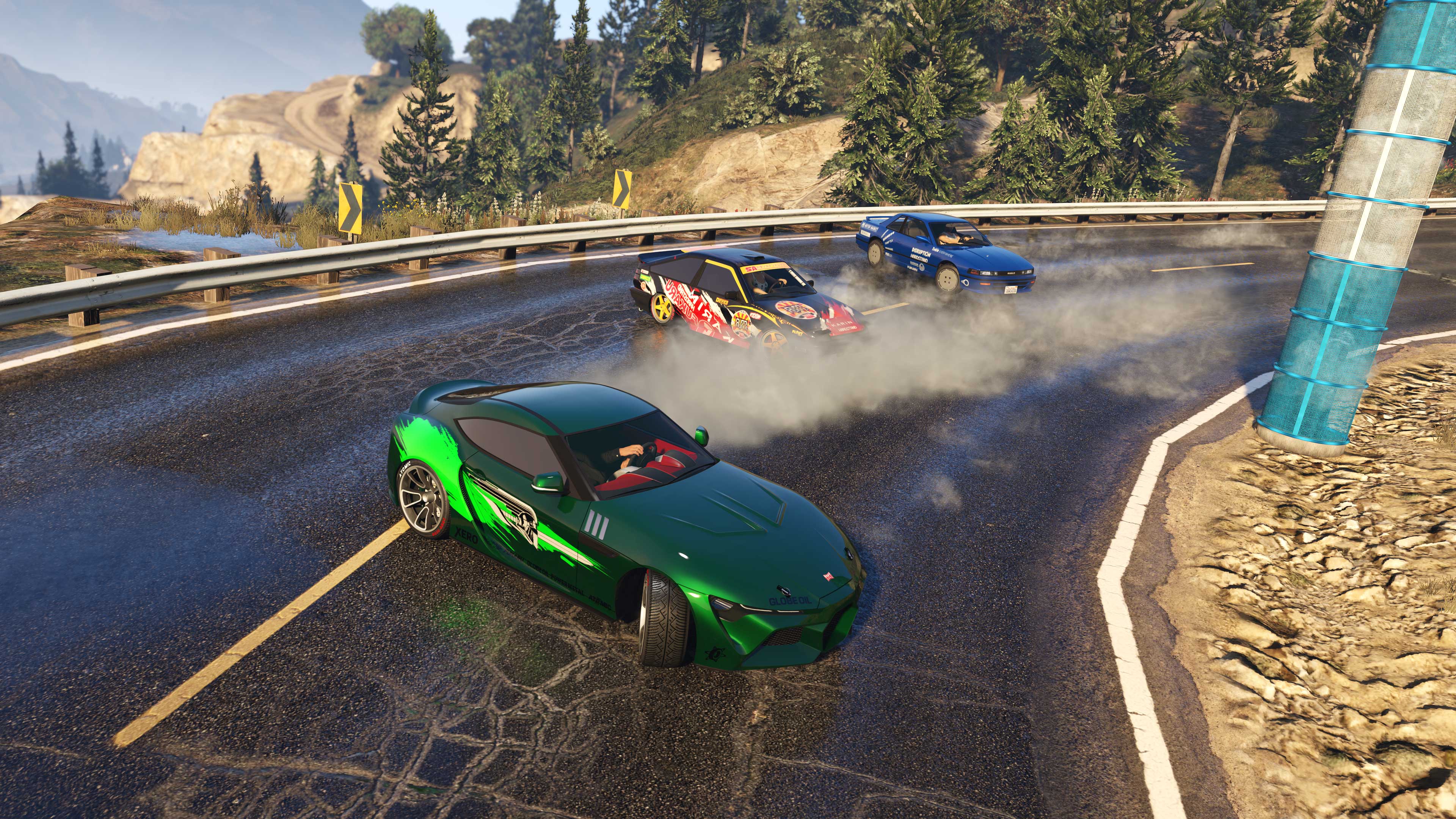 Immagine delle gare drift di GTA Online