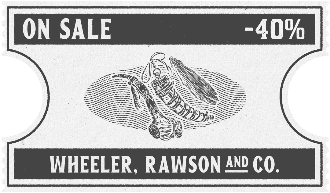 Amuletos. 40% de desconto.