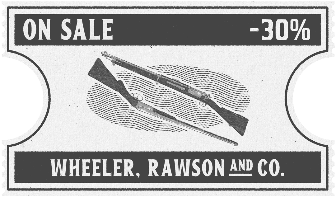 Rifles. 30% de desconto.