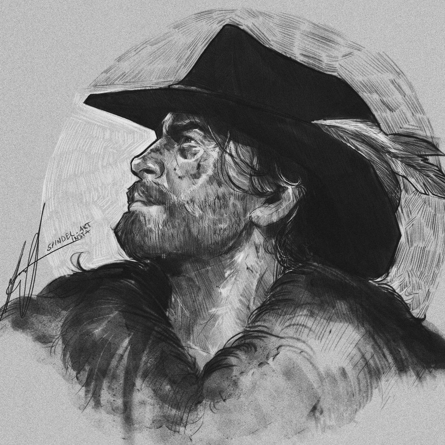 Fan Art: Arthur Morgan Artwork - Rockstar Games