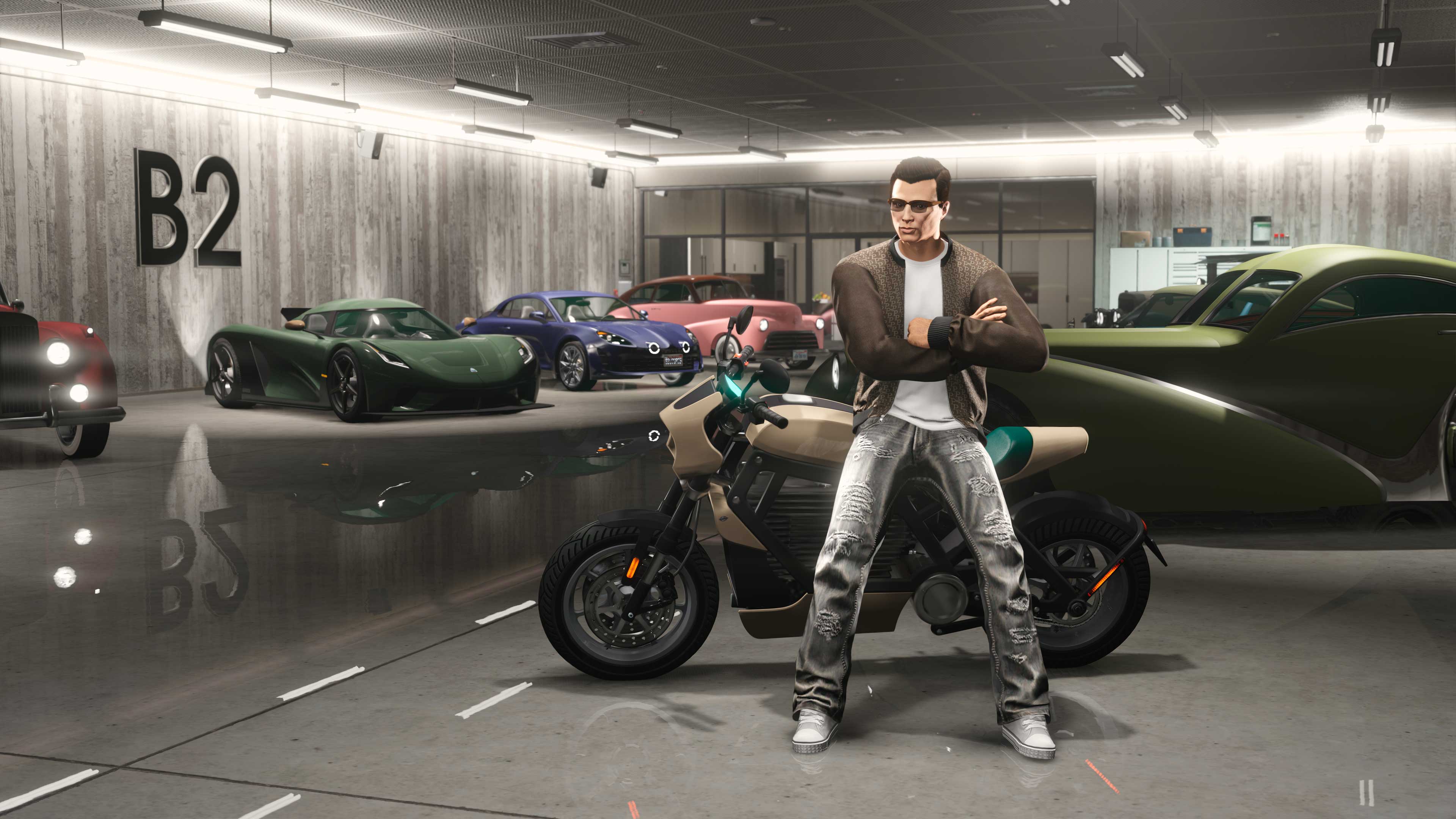 《GTA5 Online》洛圣都日蚀大道车库详解，怎么改每层车库的装饰？