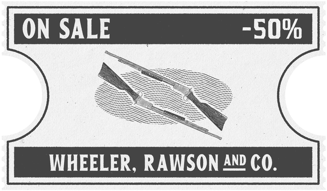 Rifle Antipragas. 50% de desconto.