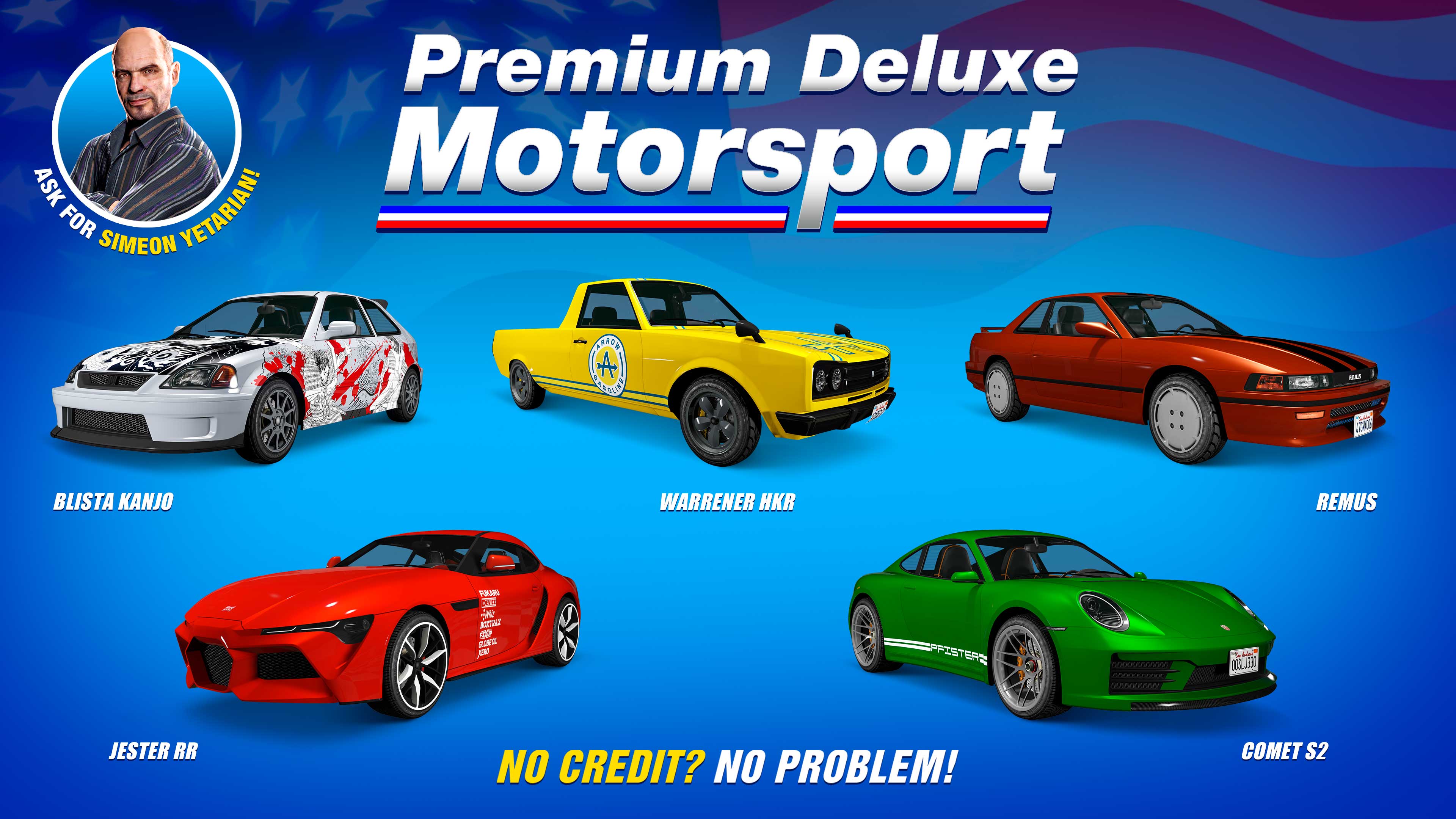 Poster dell'autosalone Premium Deluxe Motorsport