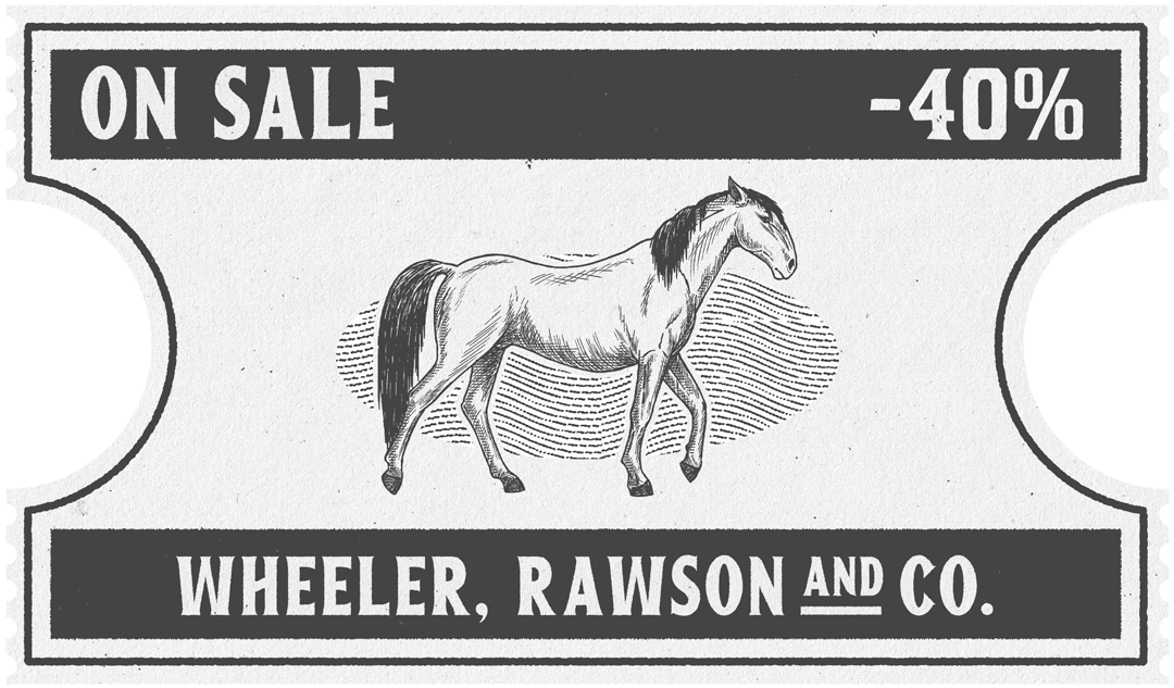 Cavalos Kladruber. 40% de desconto.