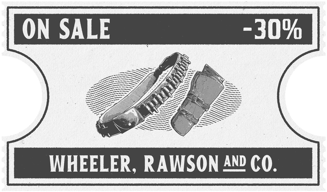 Cintos com Coldre. 30% de desconto.