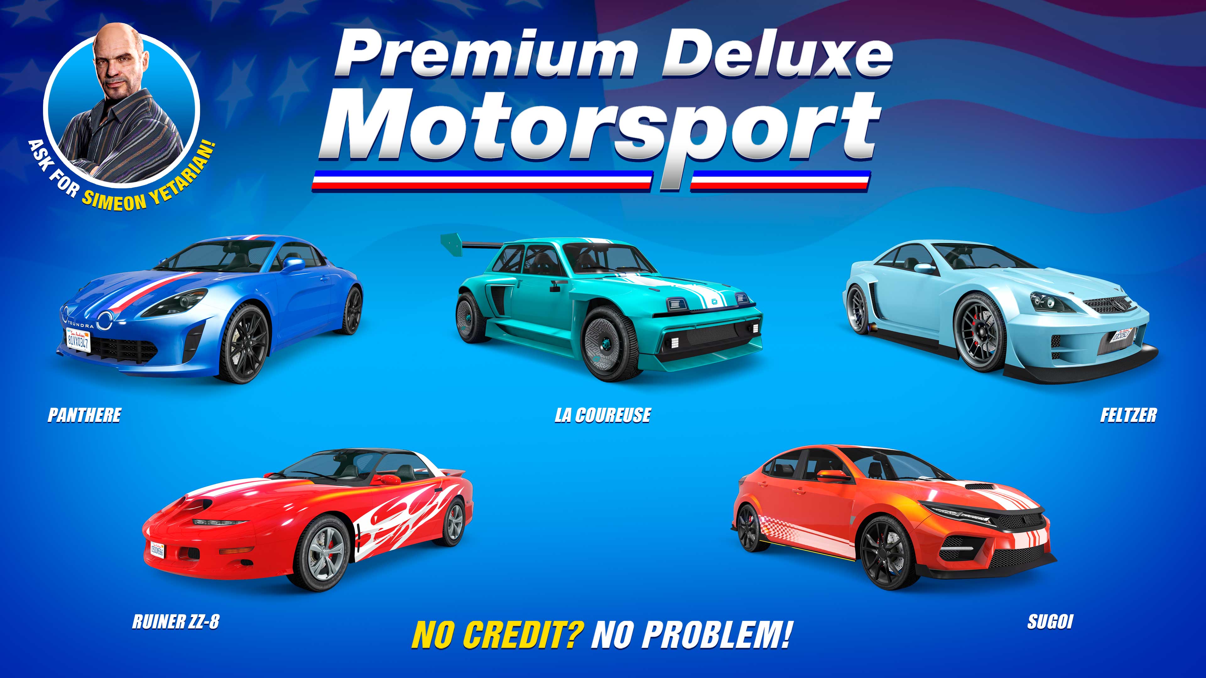 Poster dell'autosalone Premium Deluxe Motorsport