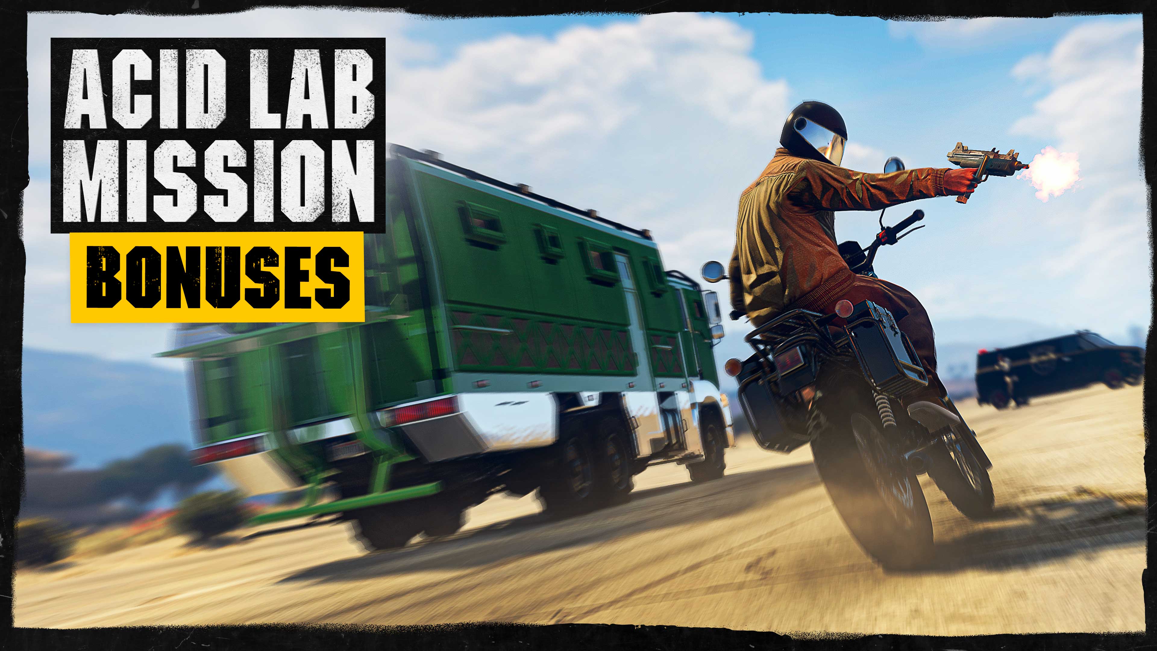 Benefit from Bonuses on Acid Lab Sell and Resupply Missions - Rockstar Games