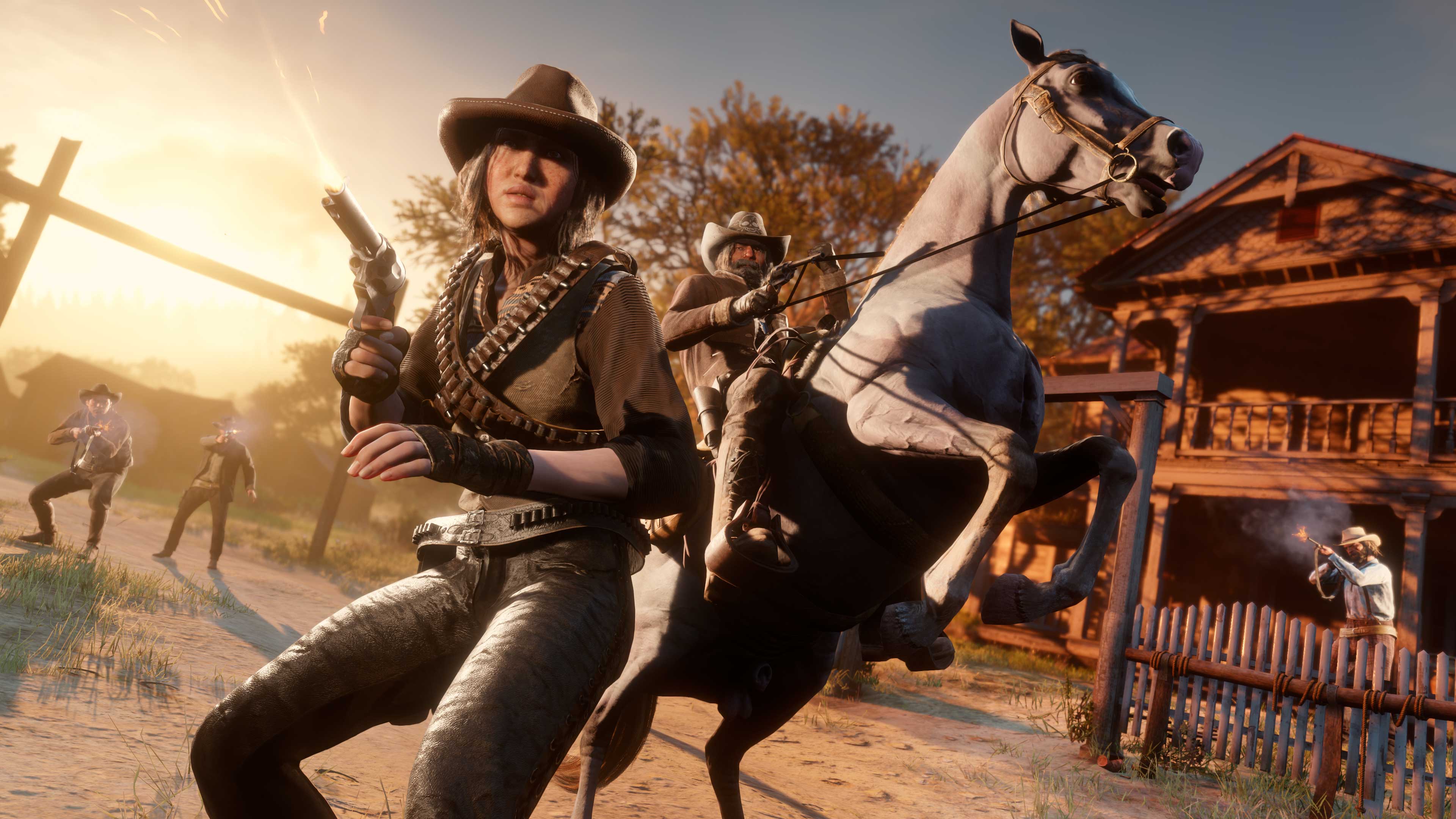 captura de tela do personagem de Red Dead Online