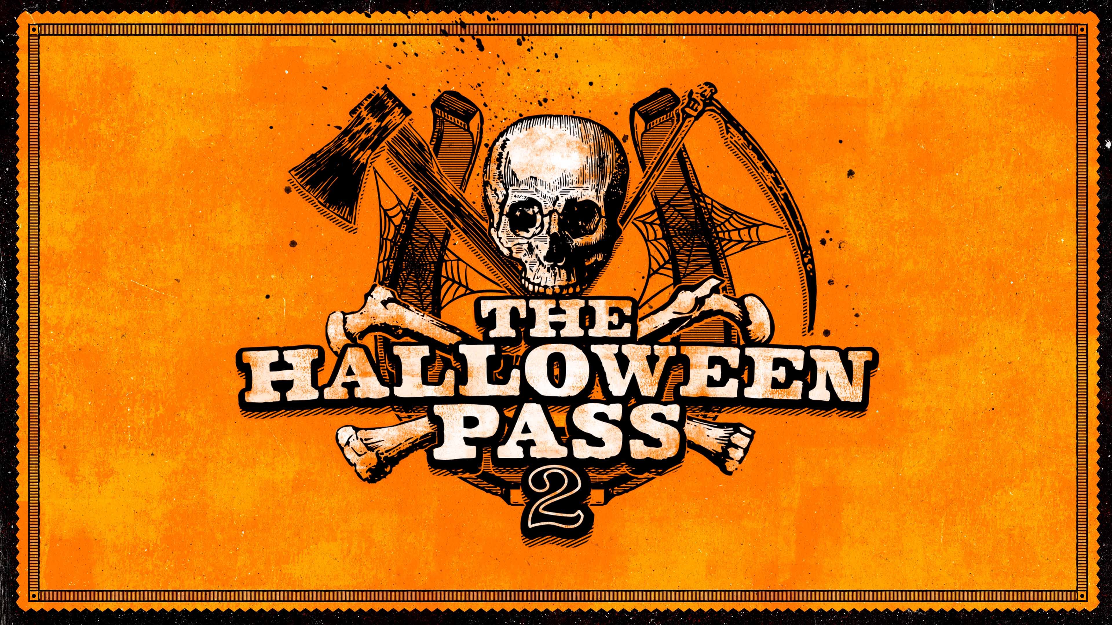 Illustrazione e logo del Pass di Halloween 2