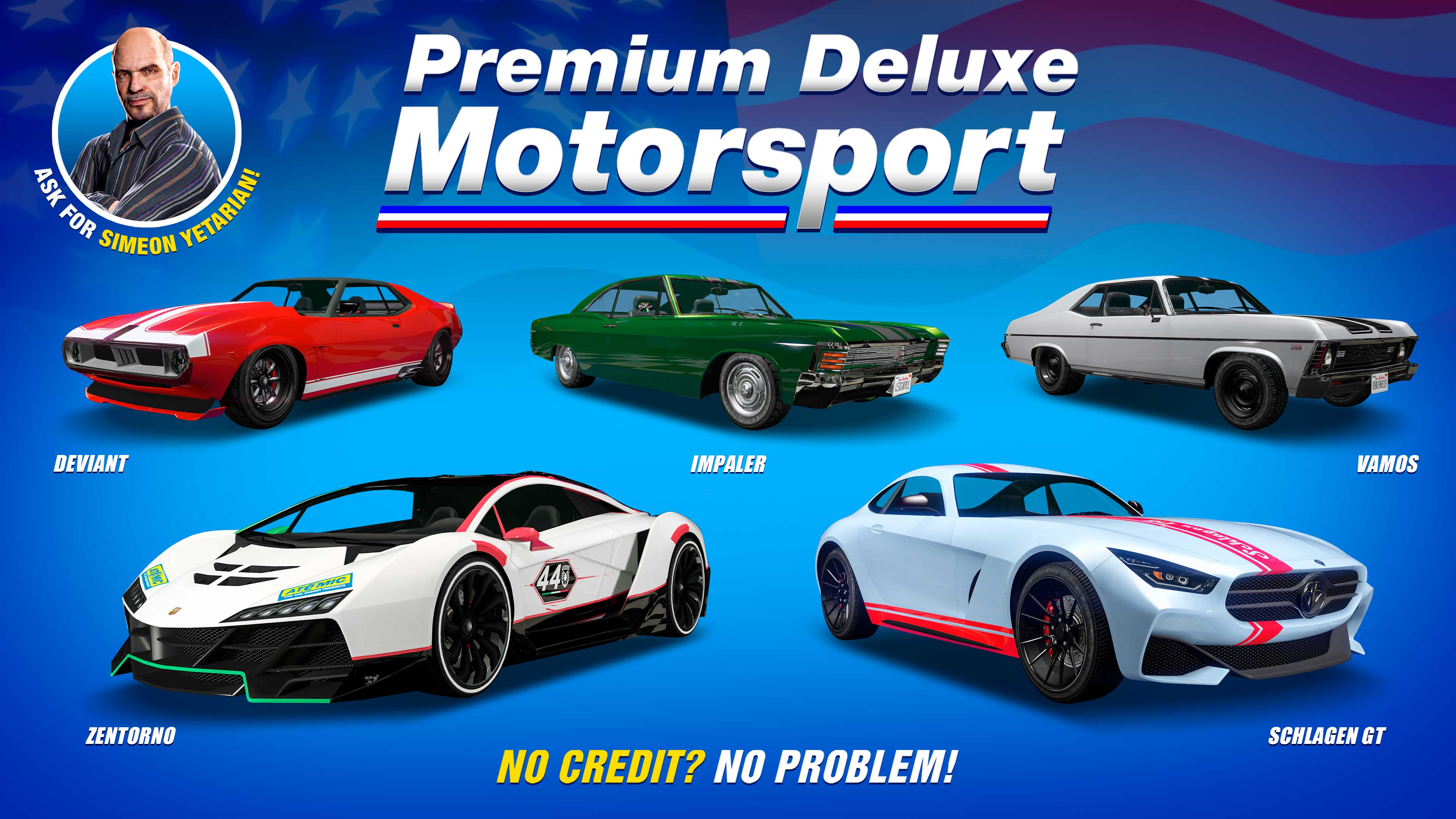 Poster dell'autosalone Premium Deluxe Motorsport