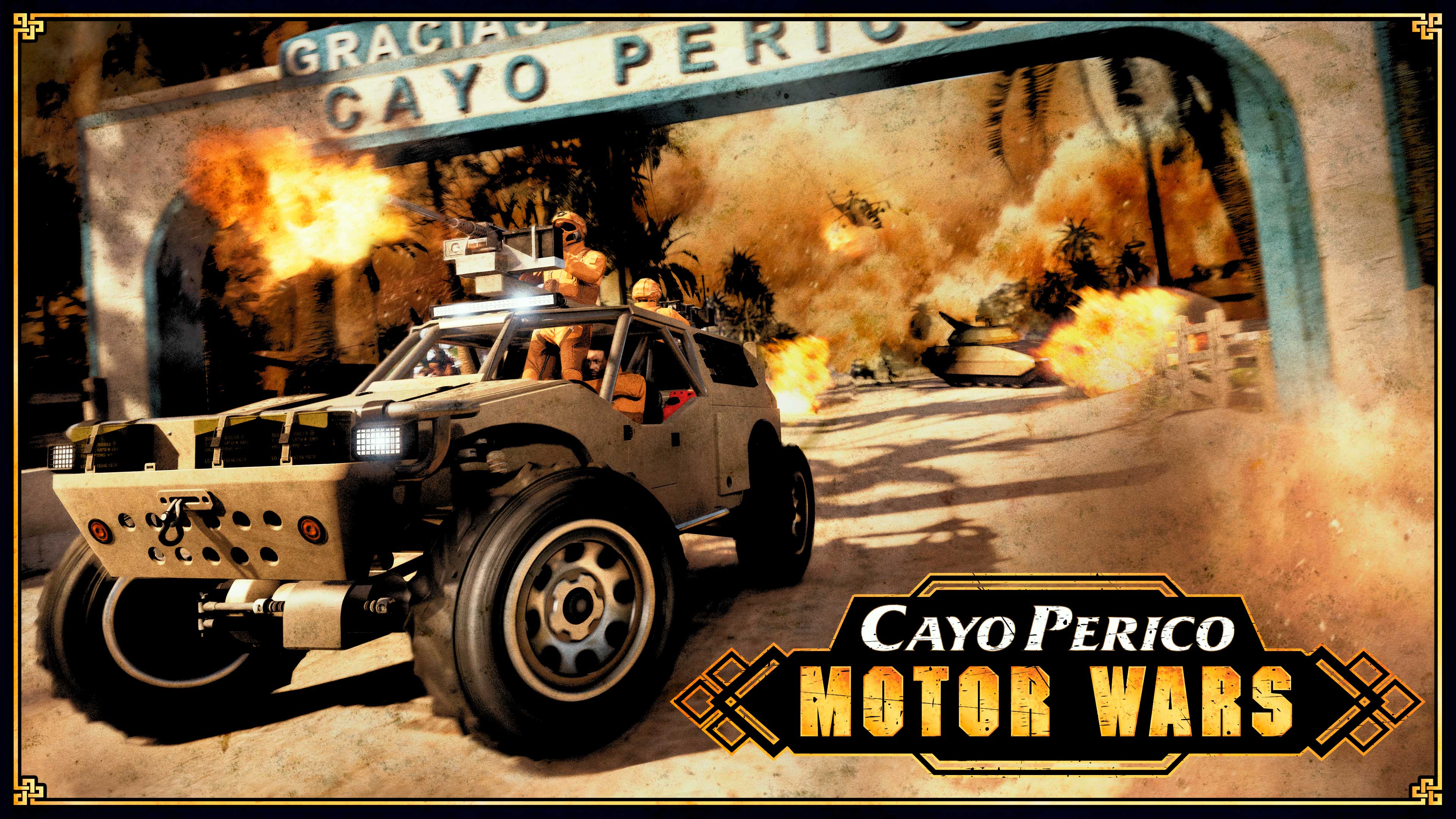 Cayo Perico Motor Wars: New Mode with 4X Rewards for GTA+ Members – Rockstar Games