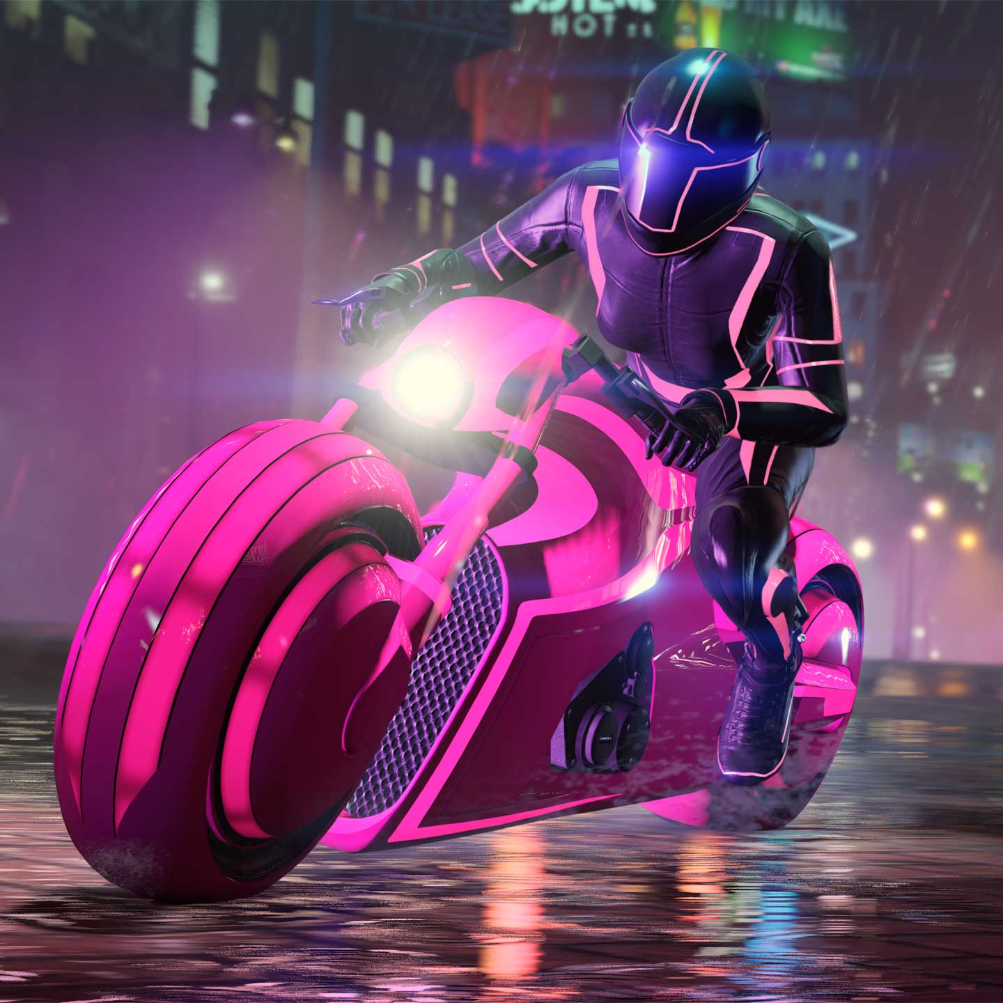 Moto do filme Tron em GTA - Dicas GTA