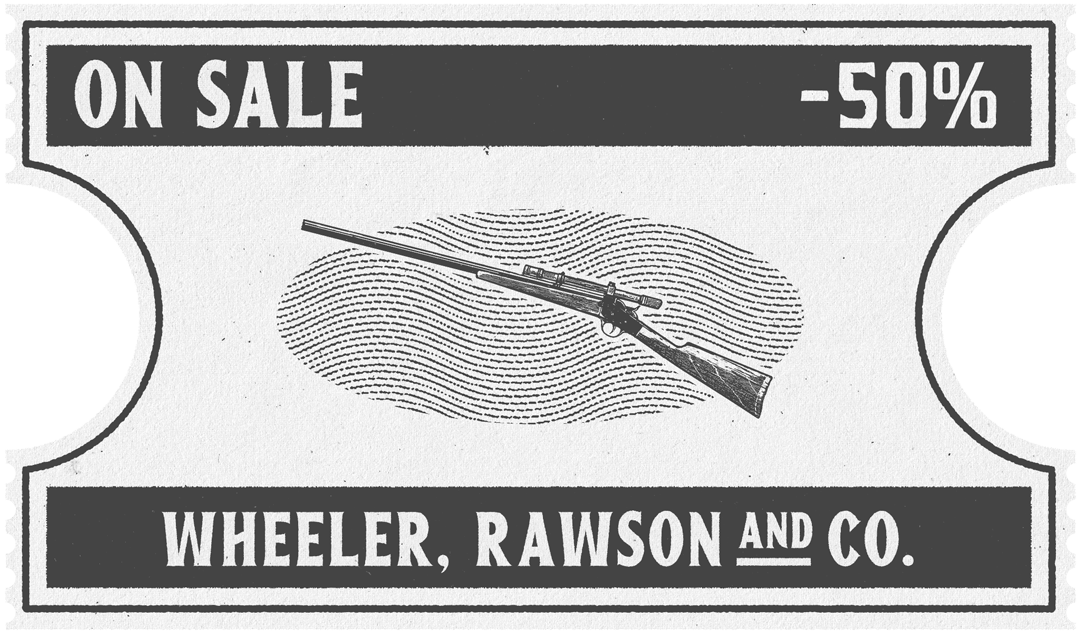 Rifles de precisión. 50 porciento de descuento.