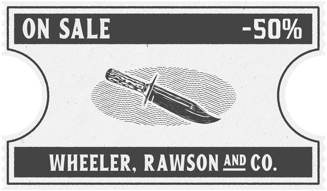 Estilos personalizados del cuchillo de caza. 50 porciento de descuento.