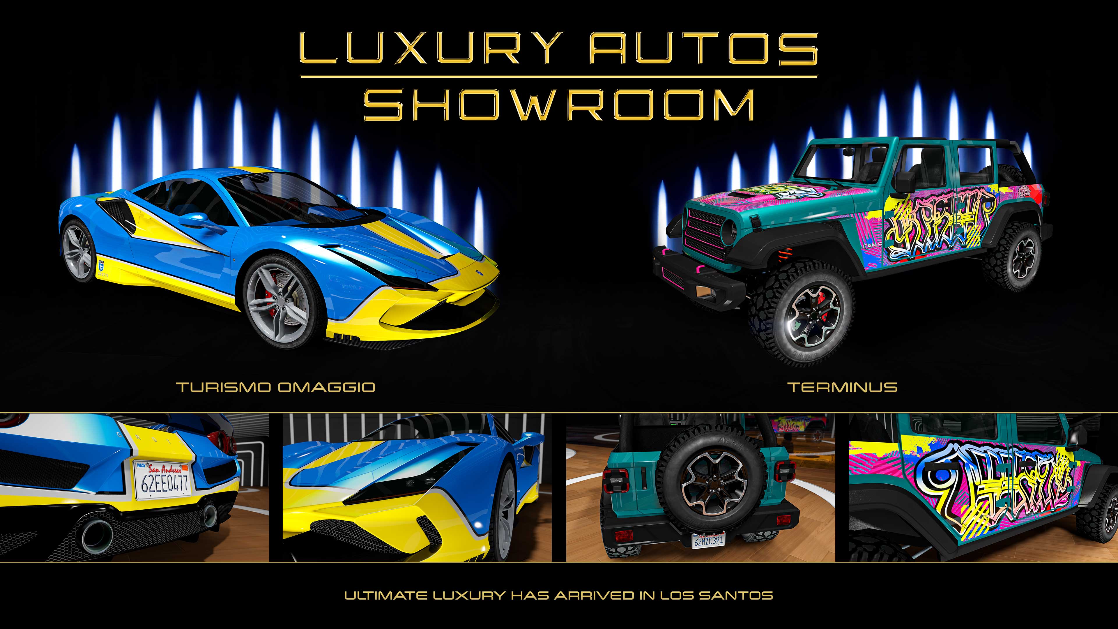 GTA Online carros da Luxury
