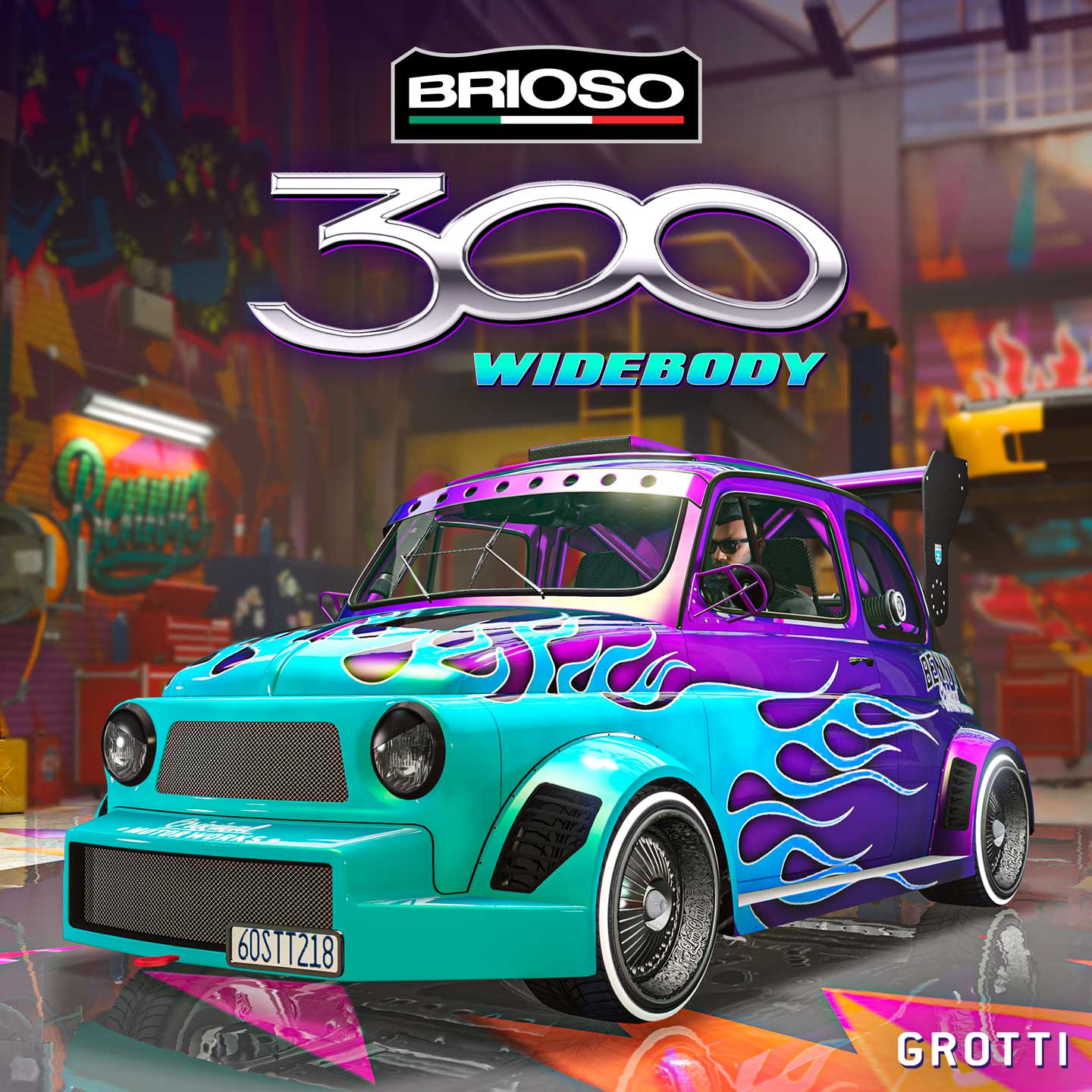 Широкий Grotti Brioso 300 доступен у Bennys - Rockstar Games